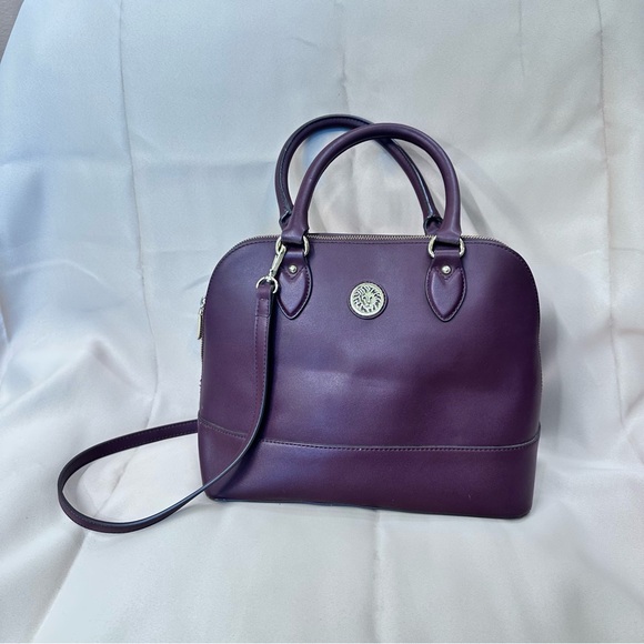 Anne Klein Plum Shoulder Bag - Picture 3 of 5